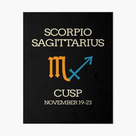 Zodiac Cusp Scorpio Sagittarius November Birthday Spiral Notebook