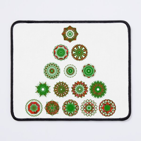 Item preview, Festive medium tree set unique design W5.2 designed and sold by fishpressink.