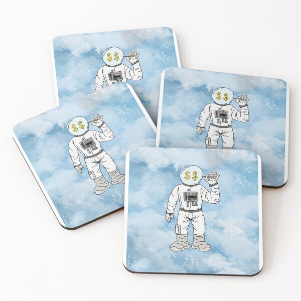 Item preview, Golden $ Astronaut  designed and sold by regsdoodles.