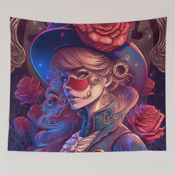 Item preview, Mujer de la nobleza rosas designed and sold by IA-Power.