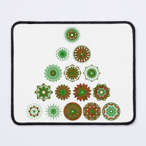 Item preview, Festive medium tree set unique design W5.3 designed and sold by fishpressink.