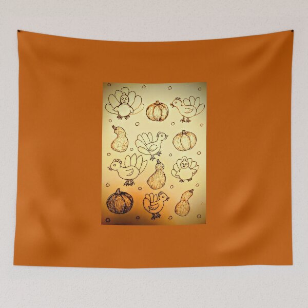 Item preview, Harvest Turkeys in soft brown  designed and sold by Ivy-Bindig.