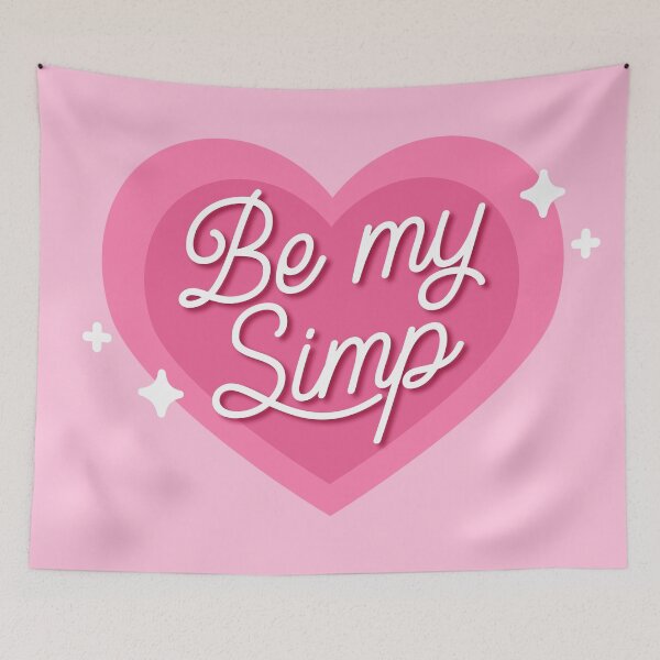 Item preview, Be My Simp Heart Egirl Y2K Content Creator Cam Onlyfans designed and sold by SW-Boutique.