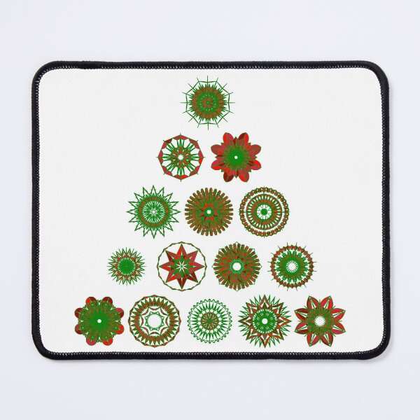 Item preview, Festive medium tree set unique design W5.5 designed and sold by fishpressink.