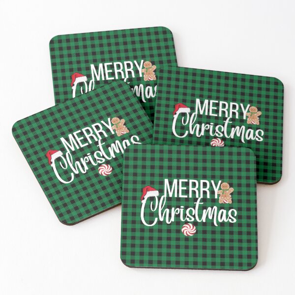 Item preview, Merry Christmas Plaid Design | Green and Black Christmas Pattern | Merry Christmas 2022 designed and sold by Denefie.