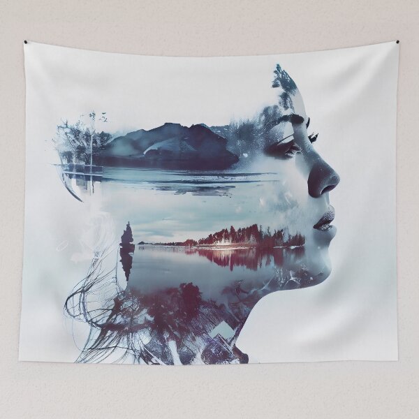 Item preview, Midnight Lake  designed and sold by AiBroughtToLife.