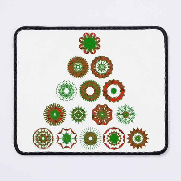 Item preview, Festive medium tree set unique design W5.4 designed and sold by fishpressink.