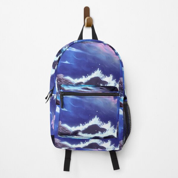 Item preview, Ocean Waves Moonlight Painting Series - Painting 12 -Throw Pillows and Prints. designed and sold by ScatterHub.
