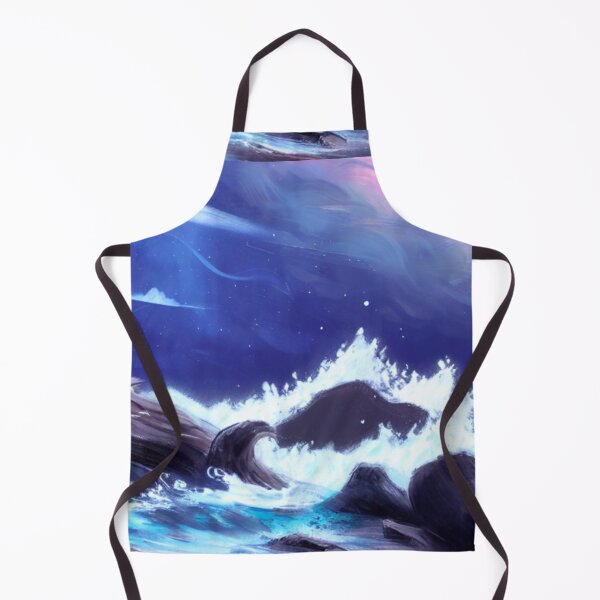 Item preview, Ocean Waves Moonlight Painting Series - Painting 12 -Throw Pillows and Prints. designed and sold by ScatterHub.