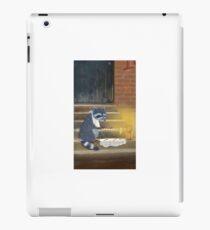 raccoon dining out iPad Case/Skin