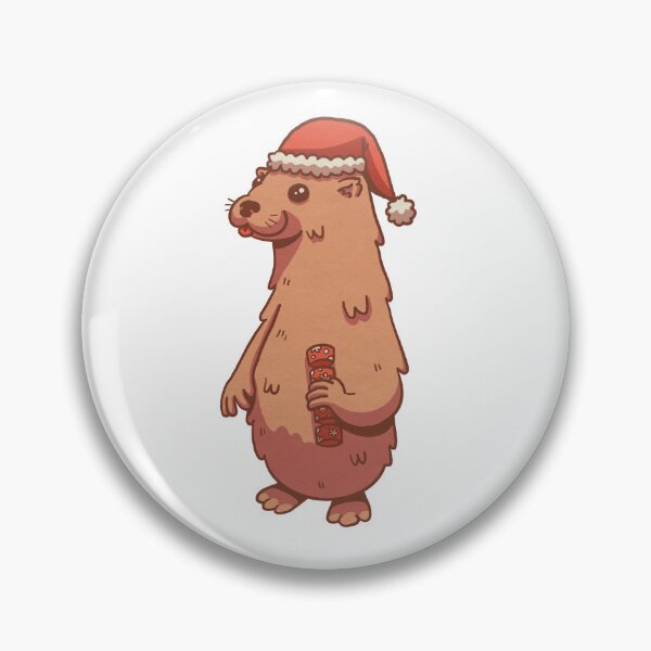 Item preview, Cute Christmas Otter designed and sold by IsaacGuthrie.