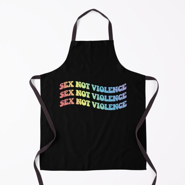 Item preview, Sex Not Violence (Rainbow Gay Pride) designed and sold by sarascoprox.