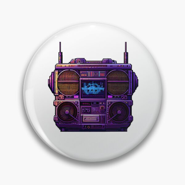Item preview, Cyberpunk Retro radio designed and sold by Pixelarium.