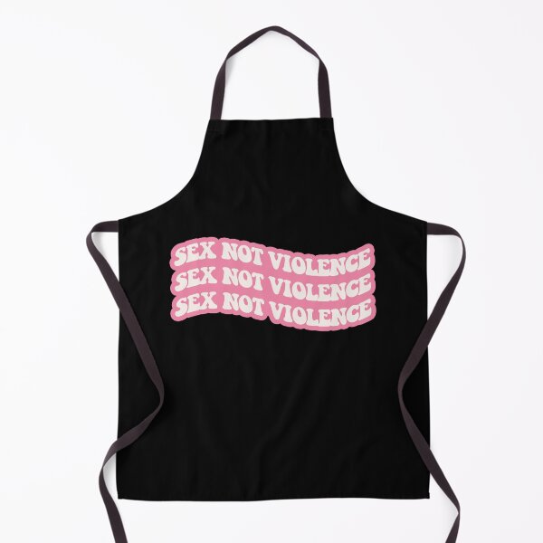 Item preview, Sex Not Violence (pink) designed and sold by sarascoprox.