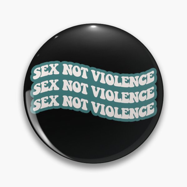 Item preview, Sex Not Violence (vintage green) designed and sold by sarascoprox.