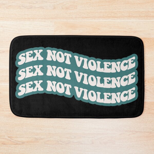 Item preview, Sex Not Violence (vintage green) designed and sold by sarascoprox.