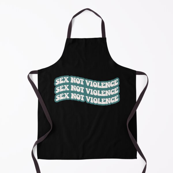 Item preview, Sex Not Violence (vintage green) designed and sold by sarascoprox.