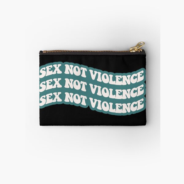 Item preview, Sex Not Violence (vintage green) designed and sold by sarascoprox.