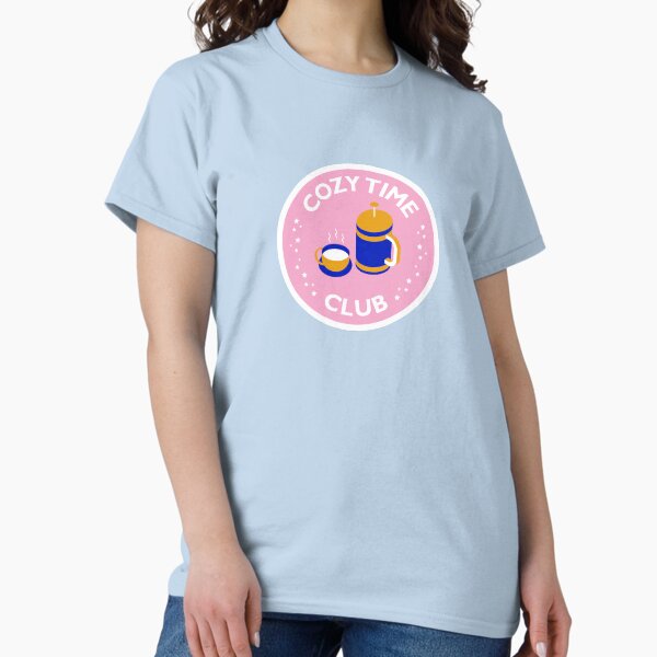 Vista previa del artículo con la obra «Insignia rosa/morada de Cozy Time Club», diseñado y vendido por Pantonia.
