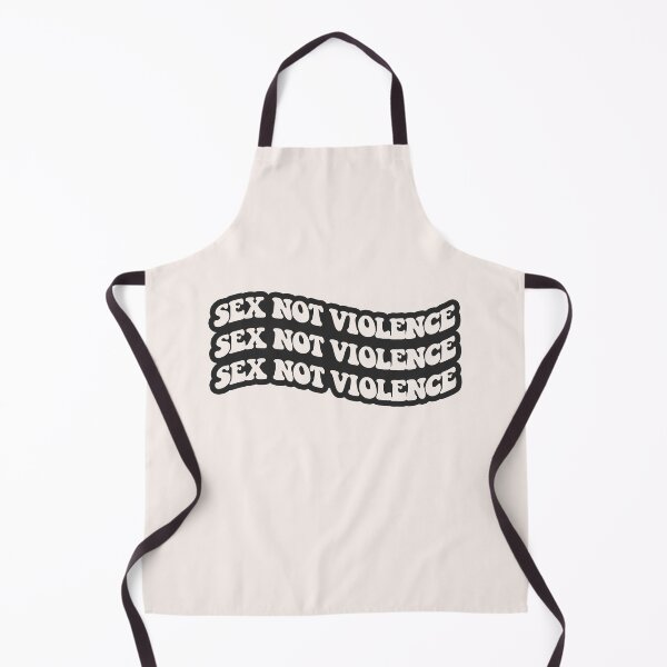 Item preview, Sex Not Violence (black beige) designed and sold by sarascoprox.