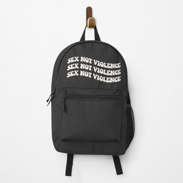 Item preview, Sex Not Violence (black) designed and sold by sarascoprox.