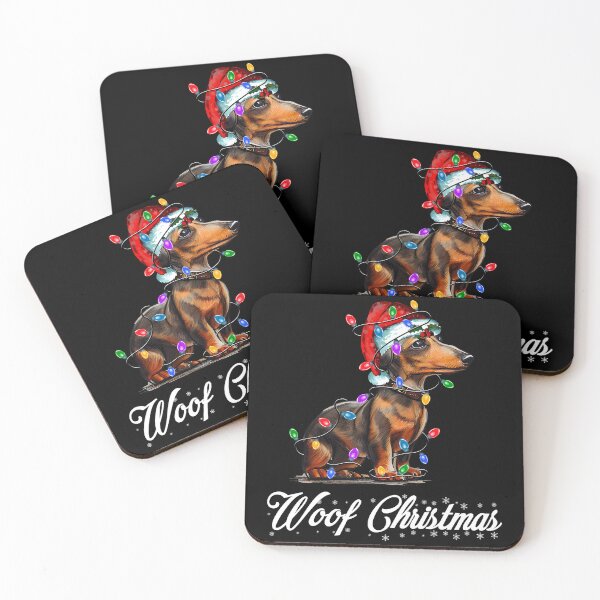 Item preview, Santa Dachshund Dog Christmas Lights designed and sold by Blok45.