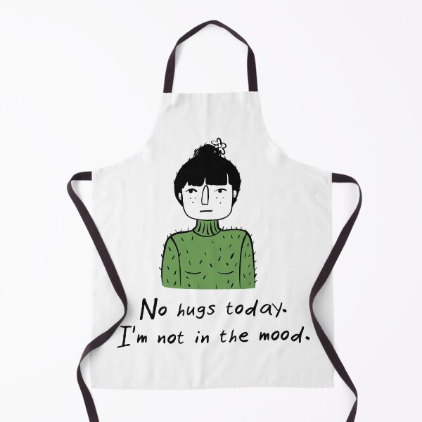 Item preview, No hugs today.  Girl-cactus designed and sold by HelgaScand.