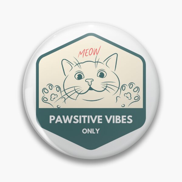 Item preview, Pawsitive Vibes Only - Cat designed and sold by Mhayra.