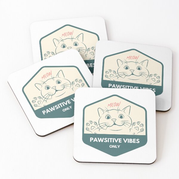 Item preview, Pawsitive Vibes Only - Cat designed and sold by Mhayra.