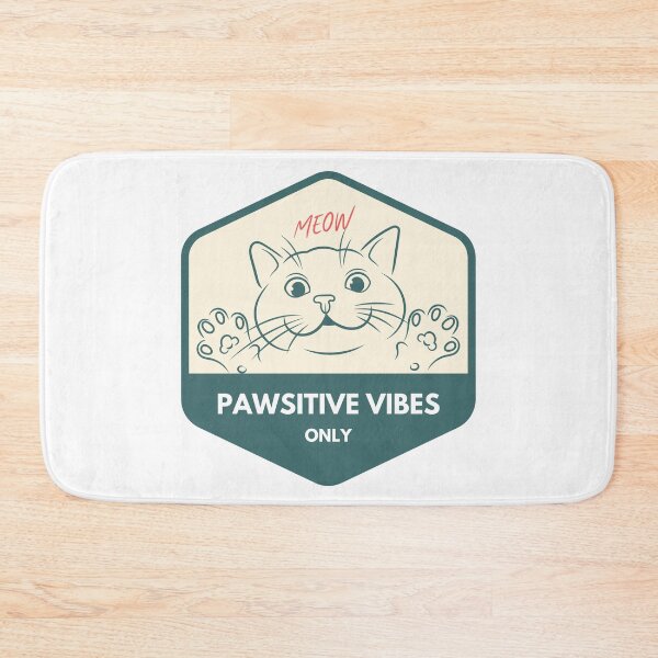 Item preview, Pawsitive Vibes Only - Cat designed and sold by Mhayra.