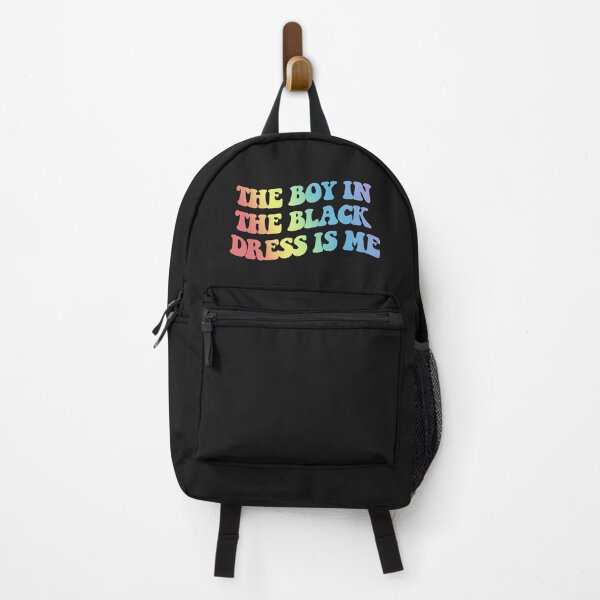 Item preview, The Boy In The Black Dress Is Me (Gay Rainbow Pride Flag) designed and sold by sarascoprox.