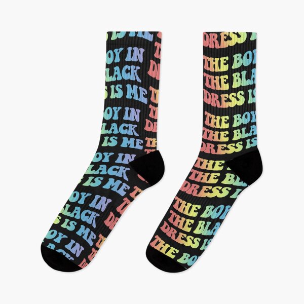Item preview, The Boy In The Black Dress Is Me (Gay Rainbow Pride Flag) designed and sold by sarascoprox.