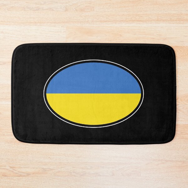Item preview, Ukraine Flag (UKR) Oval Travel Bumper Sticker for your Car or Luggage.  designed and sold by BBTravels.