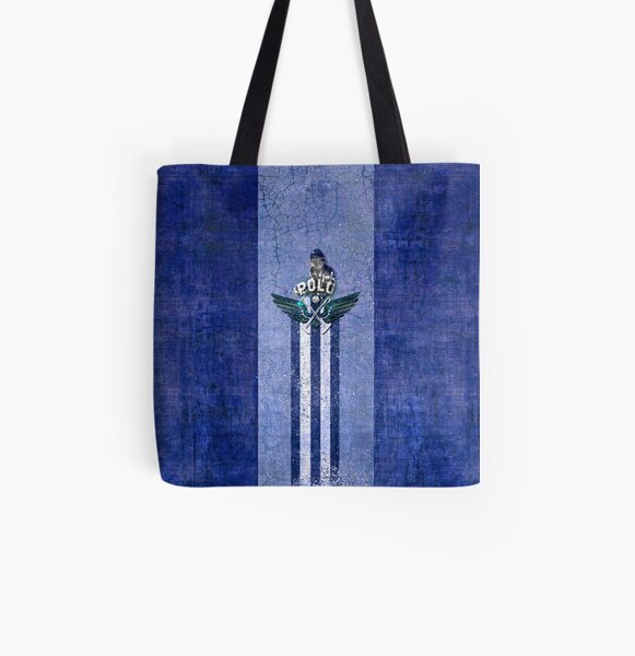 polo player blue All Over Print Tote Bag