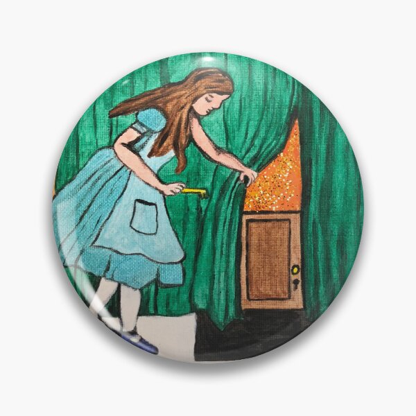 Aperçu de l'œuvre Alice trouve une porte derrière un rideau créée et vendue par Laura Crean.