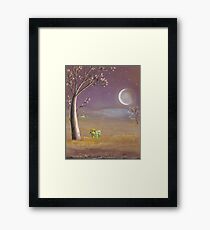 farmer frogs Framed Print