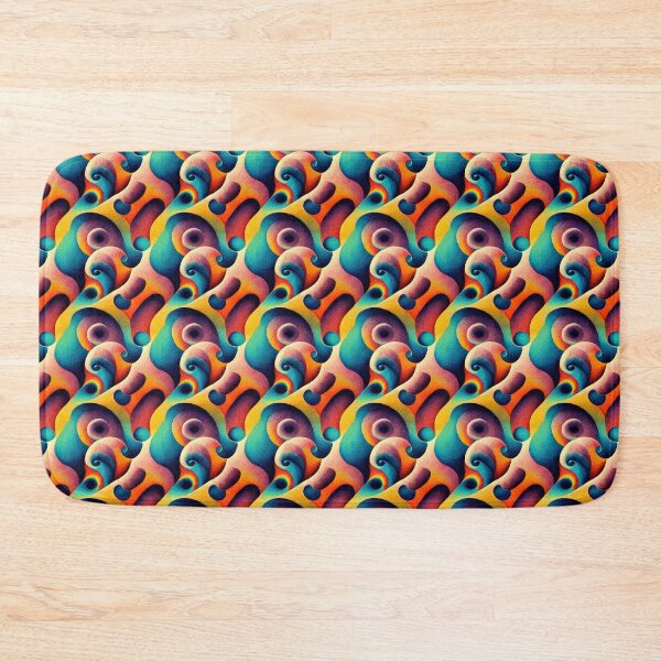 Item preview, Fascinating Psychedelic Pattern, Colorful Trippy Pattern, Psychedelia designed and sold by TreasuryOE.