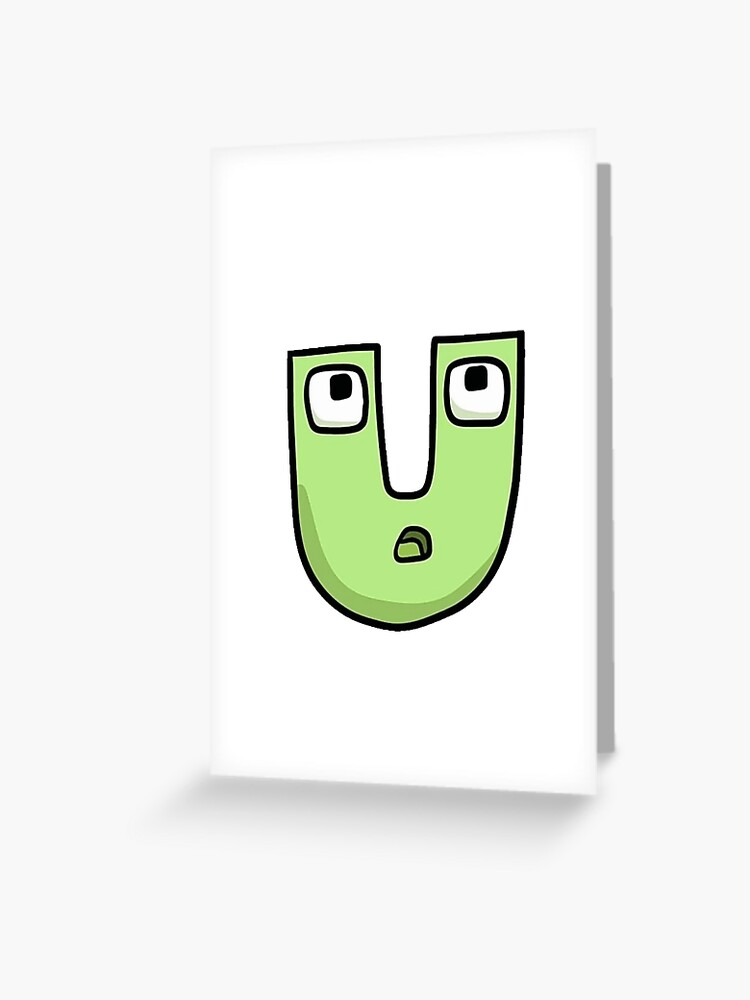 Emotion Letter C Alphabet Lore, Angry Latter Alphabet Lore Greeting Card  for Sale by zackup