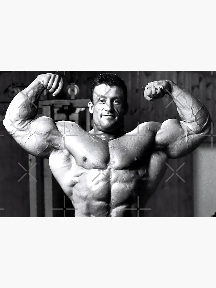 Dorian Yates Front Double Biceps Art Board Print