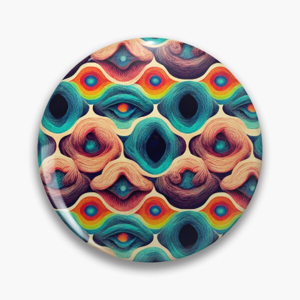 Item preview, Fascinating Psychedelic Pattern, Colorful Trippy Pattern, Psychedelia designed and sold by TreasuryOE.