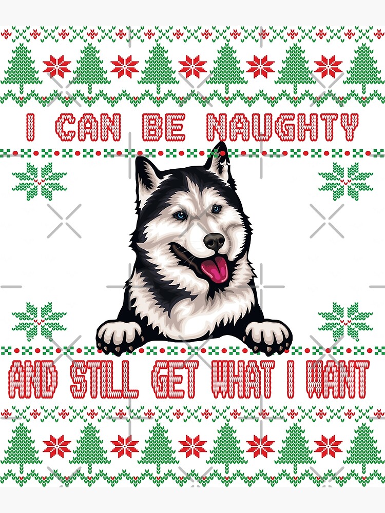 Husky christmas clearance sweater