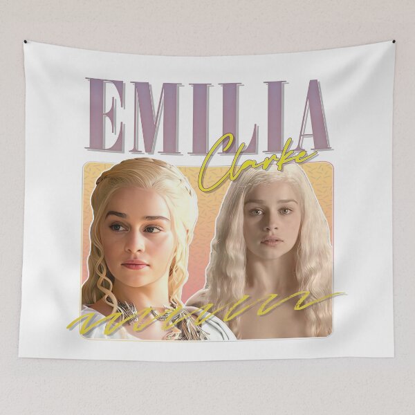 Item preview, Emilia Clarke - - Retro Aesthetic Fan Design  designed and sold by AestheticNow.