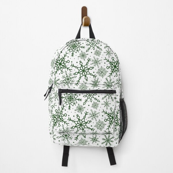 Item preview, Forest Green Snowflake Pattern Version 2 designed and sold by seasprayart.