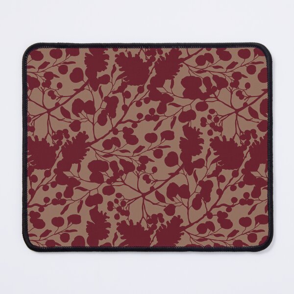 Item preview, Red Silhouetted Winter Leaves designed and sold by Carolina Diaz.