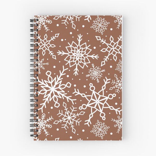Item preview, Cinnamon Brown Snowflake Pattern designed and sold by seasprayart.