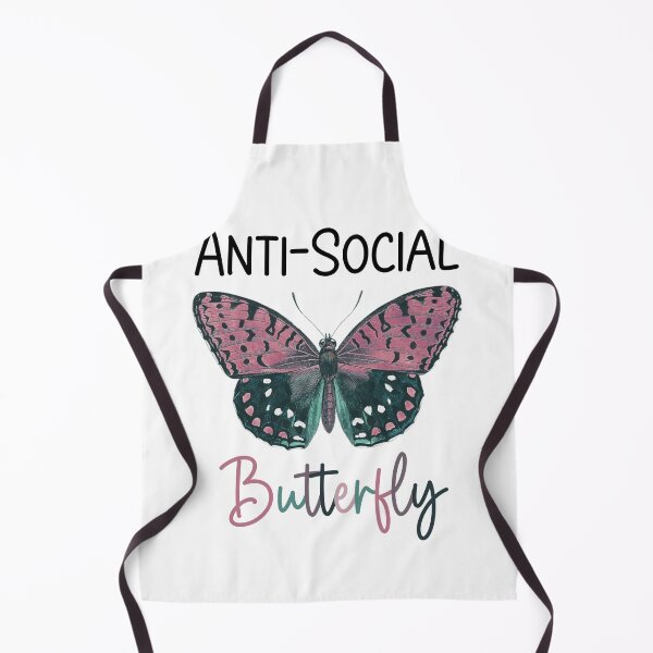 Item preview, Vintage Mauve Anti-Social Butterfly designed and sold by HappyLifeCreate.