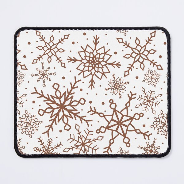 Item preview, Cinnamon Brown Snowflake Pattern Version 2 designed and sold by seasprayart.