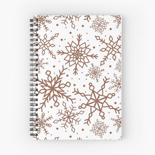 Item preview, Cinnamon Brown Snowflake Pattern Version 2 designed and sold by seasprayart.