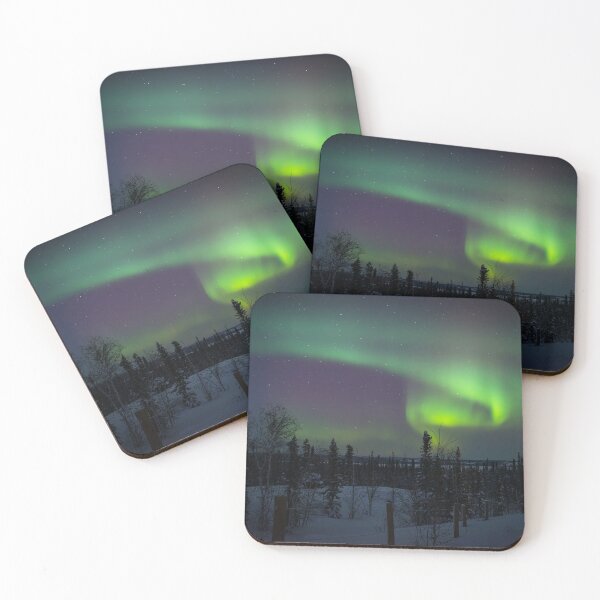 Item preview, Aurora Borealis Over Winterscape, Yellowknife, Canada designed and sold by The F—! Stop.