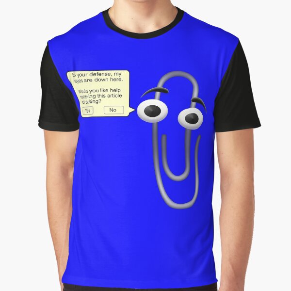 Microsoft Clippy Suicide Assistant Meme shirt Parody - Humor - Posters and  Art Prints